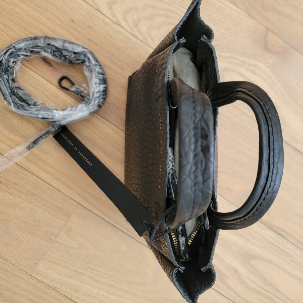 AMPERSAND AS APOSTROPHE Micro-Tote / Black Lux - Picture 7 of 9